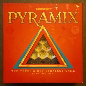 Pyramix Strategy Game - Red and Yellow